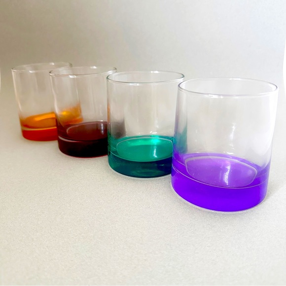 Libbey Cabos Jewel 4CT COLORS Glassware - Picture 1 of 9
